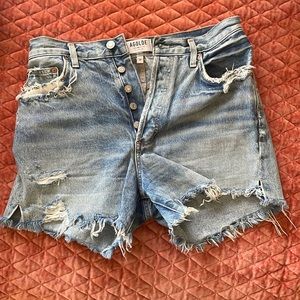Agolde Dee ultra high rise shorts size 28 in ricochet wash